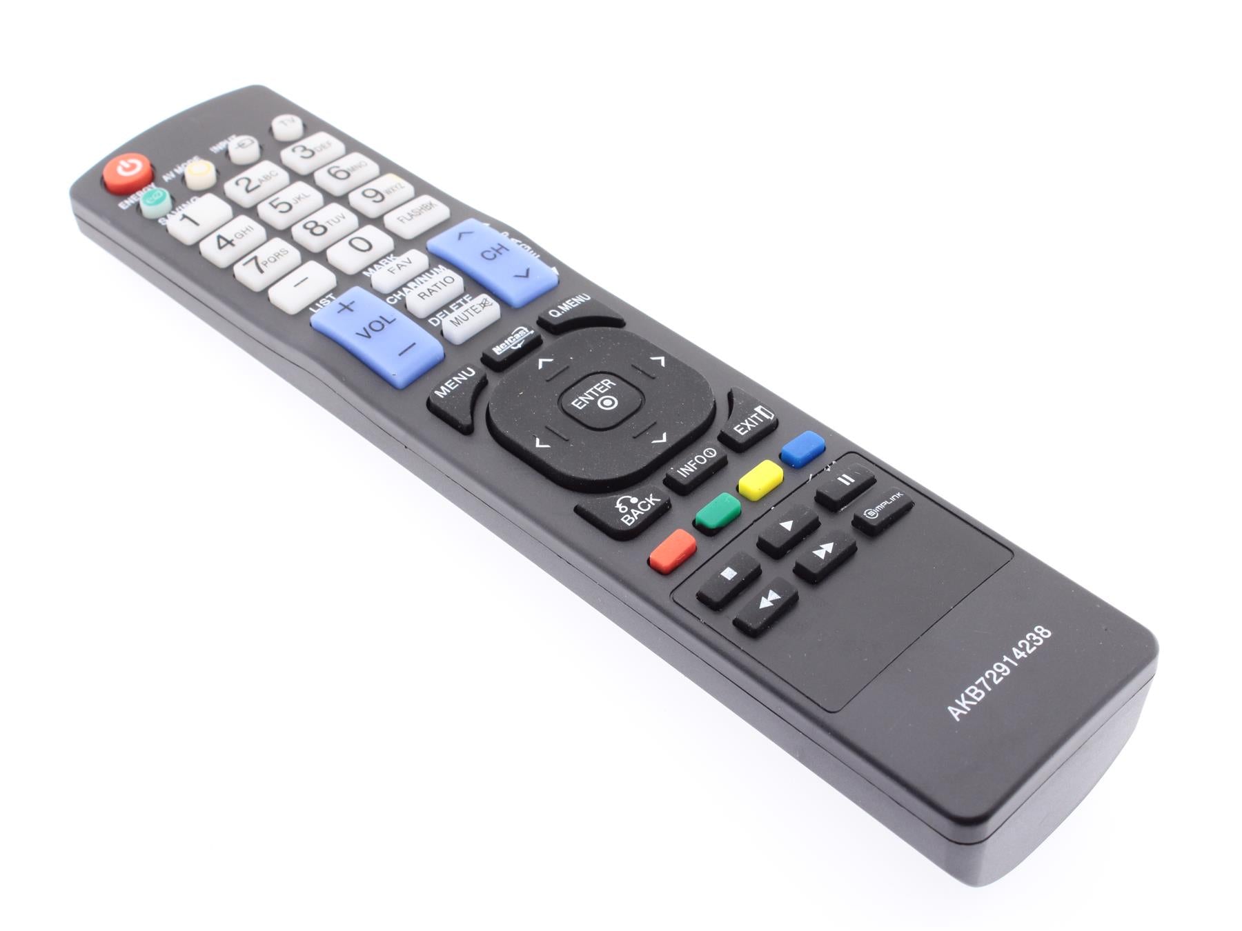 Replacement TV Remote Control for LG AKB72914238