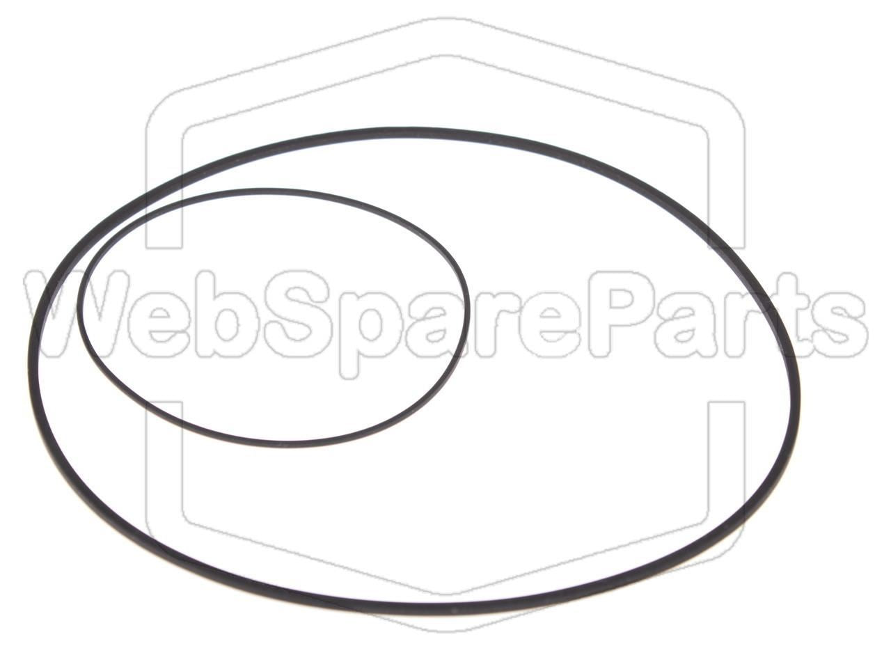 Kit cinghie per piastra a cassette stereo Kenwood KX-700