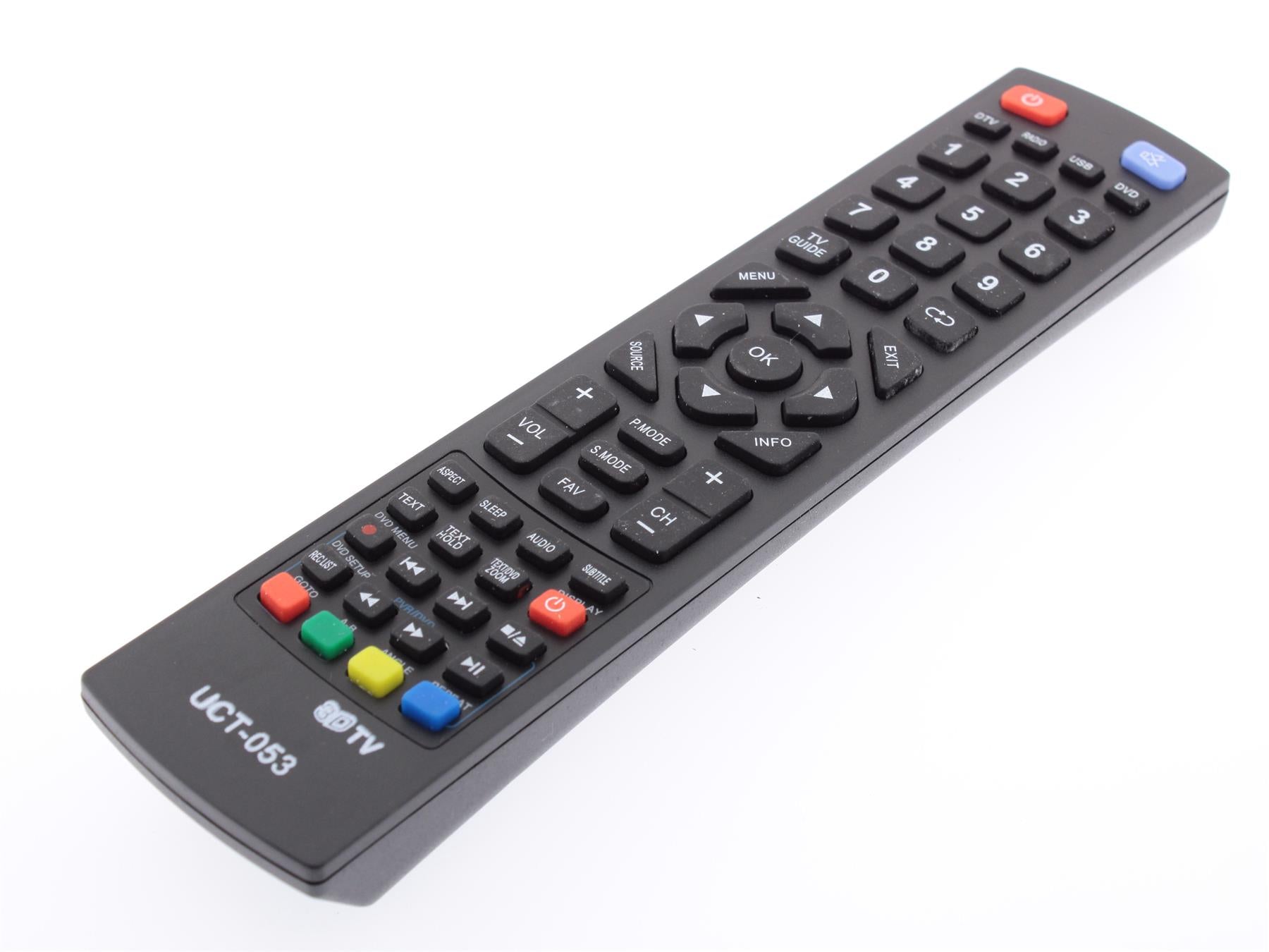 Replacement TV Remote Control for Blaupunkt UCT-053