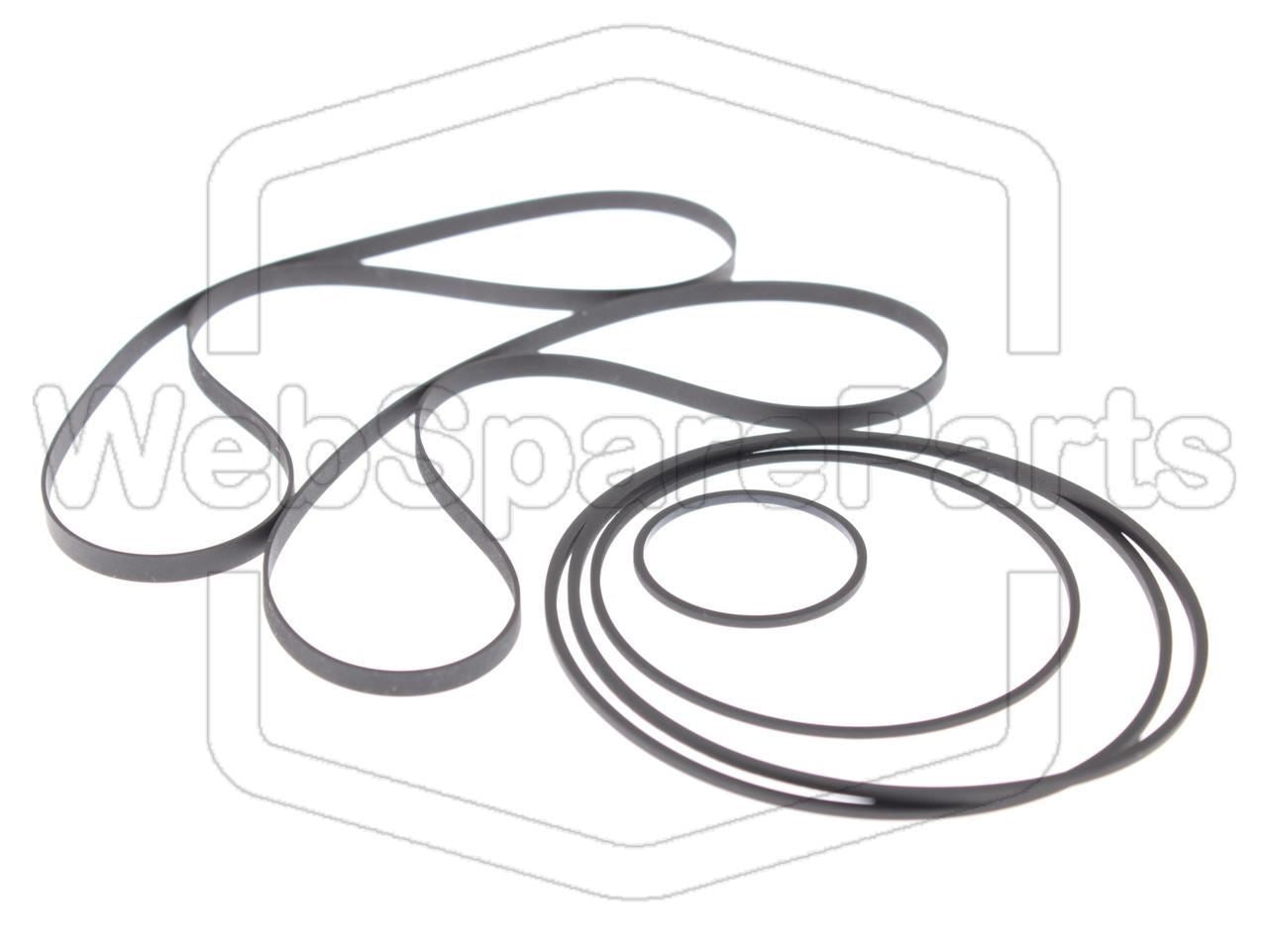 Kit cinghie per doppio piastra a cassette Aiwa FX-W60