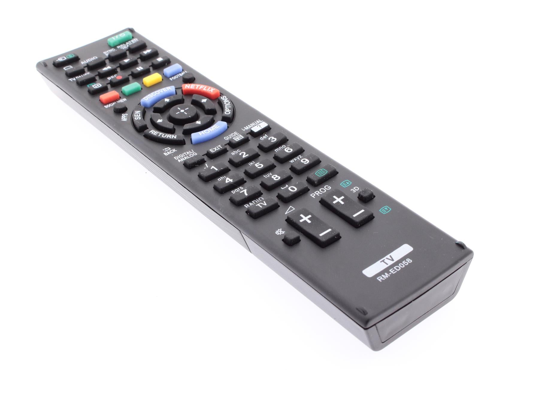 Replacement TV Remote Control for Sony RM-ED058, RM-YD102