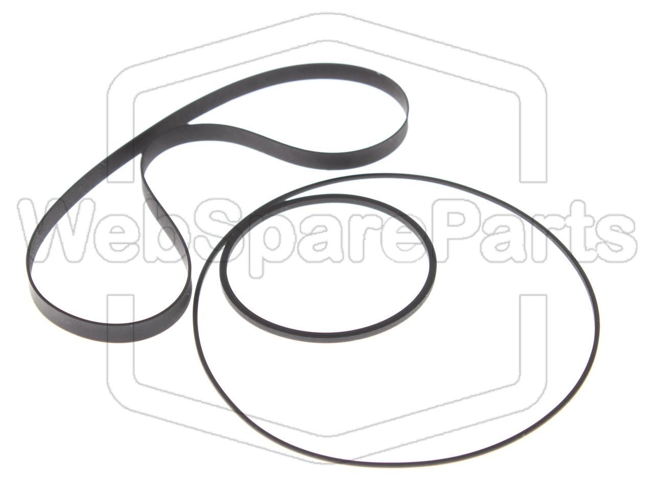 Kit cinghie per piastra a cassette stereo Sony TC-58