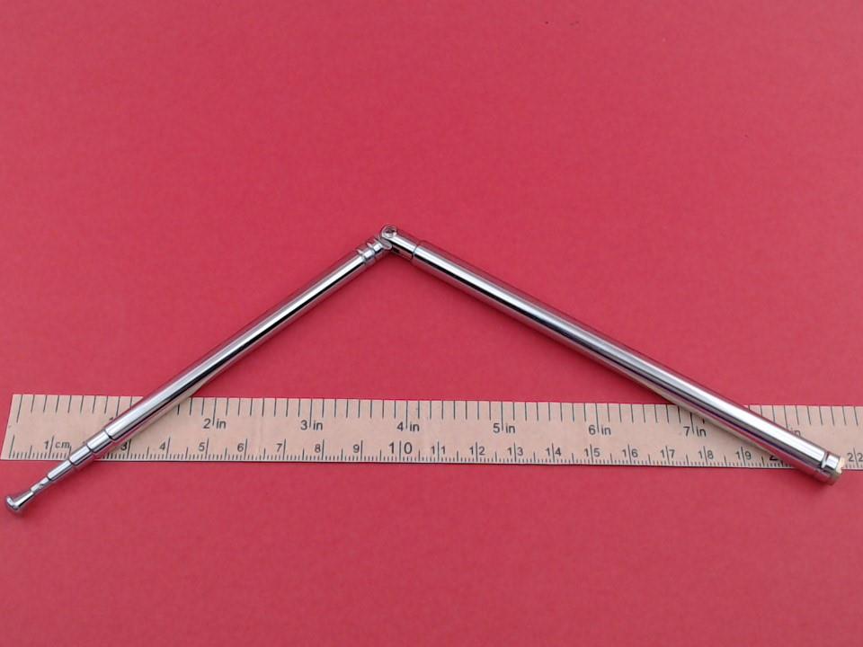 Vintage Original Grundig Hidden Retractable Antenna; 8.0 mm In: 145 mm Out: 370 mm