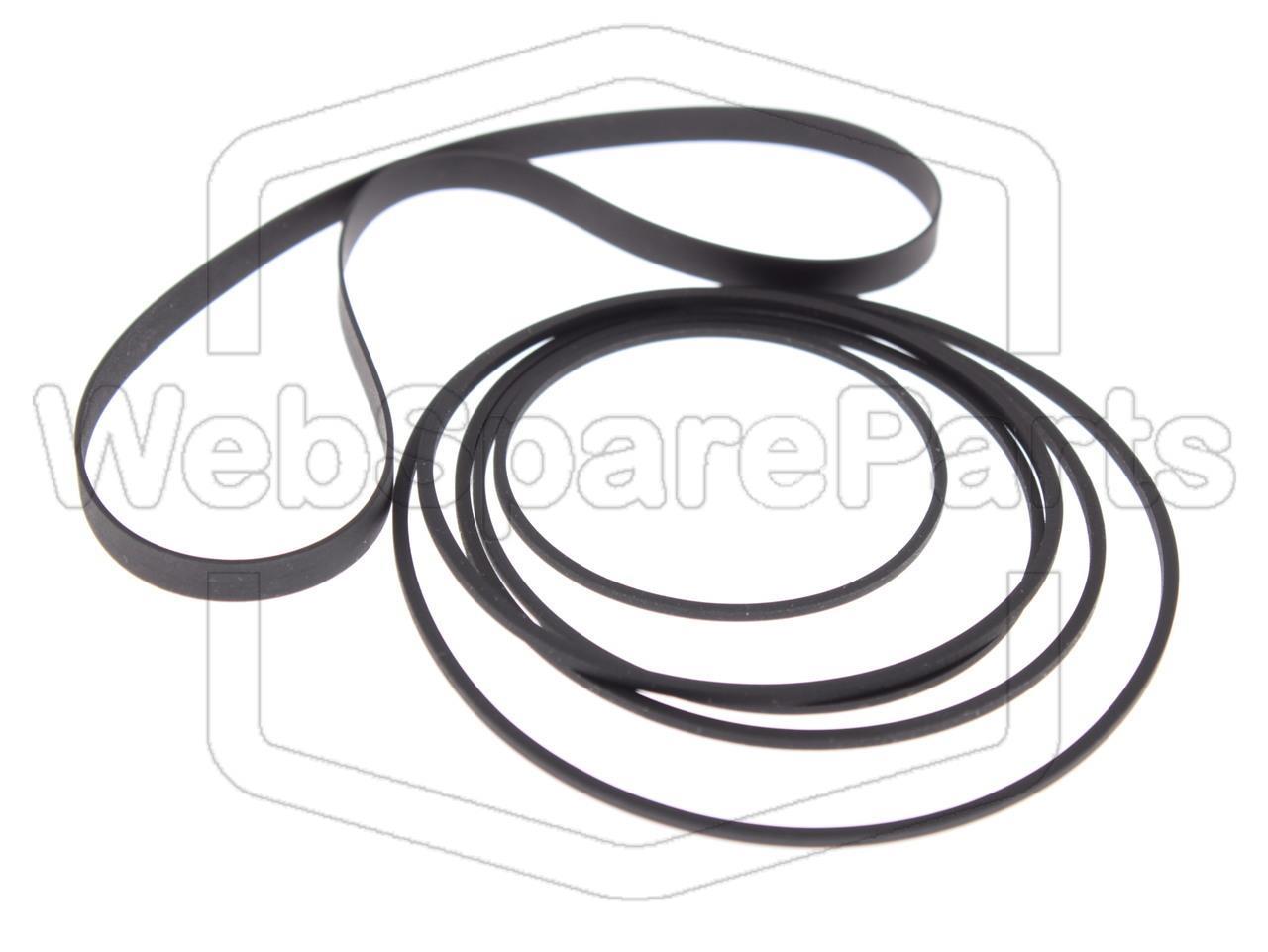 Kit cinghie per doppio piastra a cassette Kenwood X-3WS