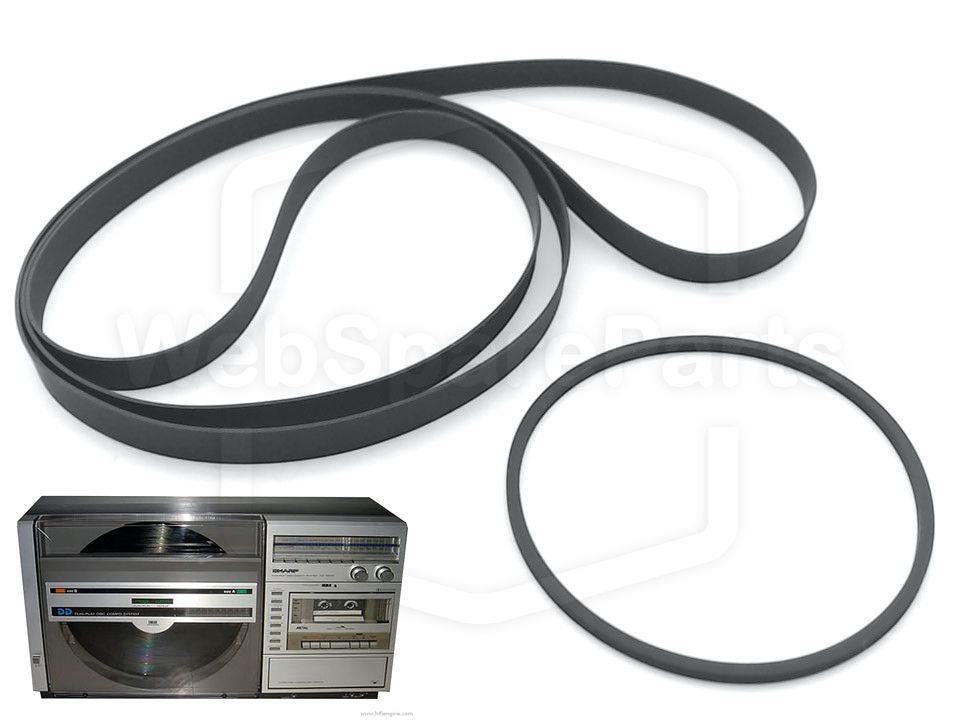 Kit cinghie per giradischi Sharp VZ-3000