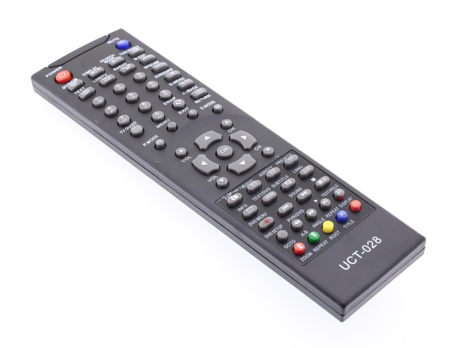 Replacement TV Remote Control for Sharp UCT-028